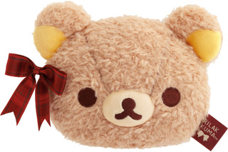 「リラックマ」チェック＆リボンで上品、ふわふわ！ “ぬいぬいリラックマ”が登場 画像