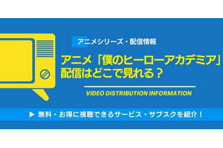 アニメ「僕のヒーローアカデミア」の配信はどこで見れる？無料視聴できるサービス・サブスクを紹介！ 画像