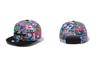 「ドラえもん」ニューエラキャップをかぶった新作登場♪ 三日月の上で眠ったり、手書き風になったり？ 画像