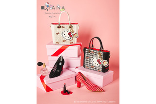 「サンリオ」“キラふわ”パンプスで、大人女子気分爆アゲ☆ 「DIANA」初コラボでキティやマイメロのアイテム登場 画像