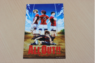 秋からスタート「ALL OUT!!」　ポストカード6名様プレゼントAnimeJapan 2016配信企画 画像