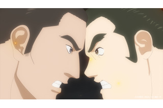 冬アニメ「火喰鳥」源吾（CV梅原裕一郎）と新之助（CV梅田修一朗）は、相撲取り・寅次郎（CV木村昴）と出会い…第2話先行カット 画像