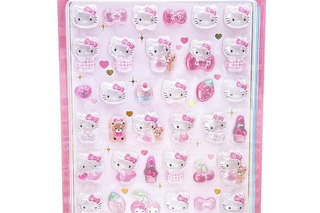 「サンリオ」キティやマイメロの“ボンボンドロップシール”もカワイイ♪「はぴだんぶい」キャラも指先サイズに☆ 画像