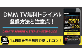 DMM TV無料トライアルの登録方法と注意点！14日間を完全無料で楽しむコツ 画像