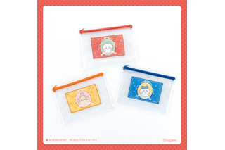 ちいかわ＆ハチワレがピース♪ 「ちいかわ」フラットポーチにクリアフォルダー、缶バッジなど100円雑貨が登場 画像