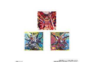 デスティニーガンダム、Ξガンダム、ガンダム・バルバトスの箔押しシール！「ガンダム」シリーズのデフォルメシールウエハース第5弾が発売 画像