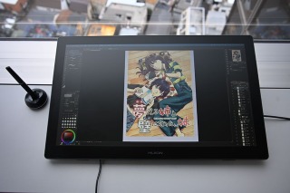 プロの現場でも十分通用する21.5インチの新型エントリー液タブ「Kamvas 22(Gen3)」―現役漫画家が実戦投入して感じた大画面の利点 画像