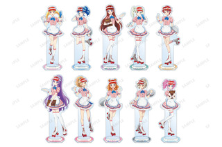 いちごやあおいが店員に変身♪ 「アイカツ！ 10th STORY ～未来へのSTARWAY～」×ROUND1コラボ！ 缶バッジやアクスタなどオリジナルグッズが登場 画像