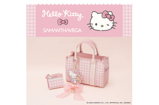 キティ推し必見！「ハローキティ」×「サマンサベガ」の可愛すぎるコラボコレクションが登場♪ 画像