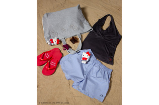 「ハローキティ」ビーチがテーマ♪ ATTISESSIONとのコラボ・春夏限定の6アイテムが登場！ 画像