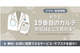 ドラマ「19番目のカルテ」の配信はどこで見れる？無料で全話見る方法 画像