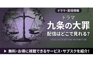 ドラマ「九条の大罪」の配信はいつから？Netflixで視聴する方法を解説 画像