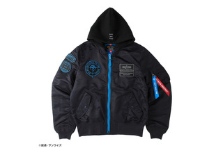 「ガンダム」ハサウェイ・ノア モデルの新作フライトジャケットが登場！アクリルスタンドがもらえるキャンペーンも♪ 画像