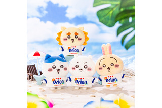 めんそ～れちいかわ♪「ちいかわ×オリオンビール」第2弾コラボ！オリオンTシャツ着用のマスコットぬい登場 画像