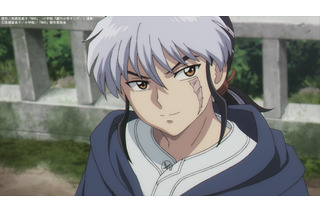 春アニメ「MAO」菜花（CV.川井田夏海）は商店街の門から迷い込んだ見知らぬ世界で摩緒（CV.梶裕貴）という青年と出会い…第1話先行カット 画像