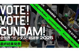「全世界“ガンダム”総選挙2025」最終結果発表！1位 νガンダム、2位 ウイングガンダムゼロ、3位 Zガンダム！各言語で1位の機体は新規描き下ろしイラストも 画像