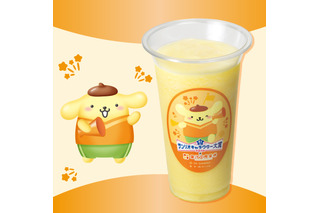 「サンリオ」ポムポムプリンやシナモンたちをイメージしたフルーツジュース♪ コラボジュースを飲んで推しを応援しよう！ 画像