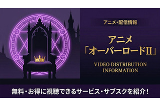 アニメ「オーバーロード 2期」の配信はどこで見れる？おすすめサブスクまとめ 画像