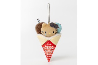 クレープに包まれたキティちゃんが超キュート♪ ハローキティ×「マリオンクレープ」コラボぬいぐるみ登場 画像