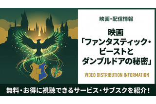 「ファンタスティック・ビーストとダンブルドアの秘密」配信状況まとめ｜見放題で視聴する方法 画像