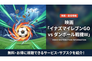 「イナズマイレブンGO vs ダンボール戦機W」の配信どこで見れる？お得に見れるサブスクを紹介！ 画像