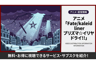 アニメ「Fate/kaleid liner プリズマ☆イリヤ ドライ!!」配信状況まとめ｜お得に視聴できるおすすめサブスクを紹介 画像