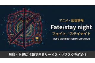 アニメ「Fate/stay night」配信はどこで見れる？全作品のおすすめサブスク比較 画像