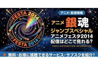 アニメ「銀魂 ジャンプスペシャルアニメフェスタ2014」の配信はどこで見れる？ 画像