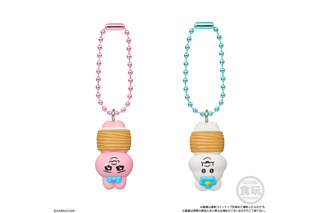 おぱんちゅうさぎ×んぽちゃむのマスコット登場♪ しっぽイメージのイチゴチョコがけビスケットも 画像