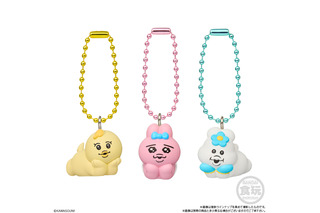 おぱんちゅうさぎ×んぽちゃむのマスコットが可愛い♪ 寝そべり、日焼けなど全9種がラインナップ 画像
