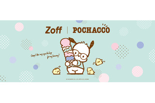 「サンリオ」ポチャッコがZoffとコラボ！ チョコミントカラーのアイウェアコレクション予約受付中 画像