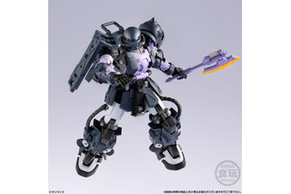 ルウム戦役で大活躍した黒い三連星仕様の「高機動型ザクII」が可動フィギュアになって登場！ 躍動感あふれるポージングがたまらない 画像