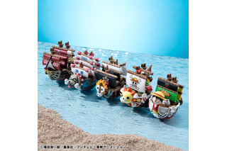 「ワンピース」ルフィやエース、ロジャー、ガープの海賊船が“ゆらゆらしちゃう”かわいいフィギュアに！「ゆらコレシリーズ」 画像