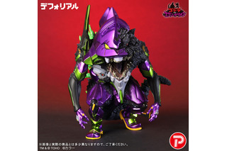 ゴジラ×エヴァの融合…!?「エヴァンゲリオン初号機”G”覚醒形態 メタリックVer.」予約受付中！ デフォルメながらもいかつい見た目が特徴 画像