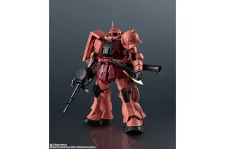 「機動戦士ガンダム」シャア専用ザクがGUNDAM UNIVERSEより登場！ モノアイの稼働ギミックで表情豊かにポージング可能 画像