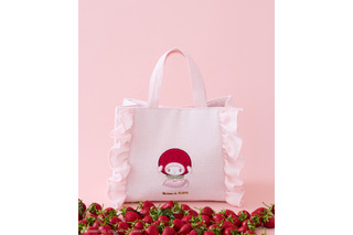 「サンリオ」マイスウィートピアノの誕生日をお祝い☆ いちご頭巾がかわいいフリルトートバッグなど5アイテム【Maison de FLEURコラボ】 画像