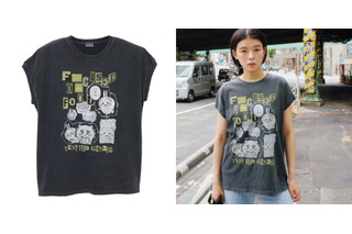 「ちいかわ」うさぎの“ハヤル”Tシャツ爆誕！ mofusand＆コウペンちゃんも集結♪ 全14コンテンツのヴィンテージ風Tシャツ登場 画像