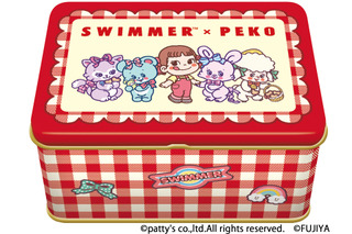 「不二家」ペコちゃん×「SWIMMER」がコラボ！ 可愛すぎる平成レトロ風スイーツ＆雑貨が登場 画像