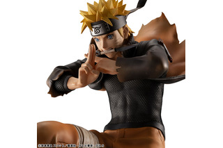 “まっすぐ自分の言葉は曲げねぇ。それが俺の忍道だ。”「NARUTO -ナルト-」忍界大戦編のナルトが再び登場！ 印を結びながら落下するイメージで風を感じられるポージング 画像
