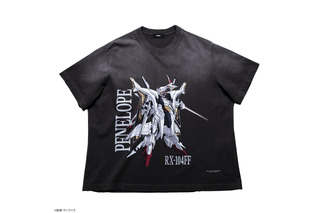 ペーネロペー、メッサーF０１型のカッコいいTシャツが登場！「ガンダム 閃光のハサウェイ」とNUBIANのコラボしたデザイン 画像