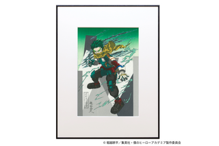 デク・爆豪・轟が浮世絵に！ 「ヒロアカ」京都の老舗工房とのコラボ浮世絵木版画が登場！ 最終決戦をイメージしたビジュアルが震えるほどカッコいい 画像