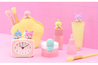 パステルカラーがカラフルなモンチッチ登場♪ 「モンチッチ」日常に溶け込むデコレーションフィギュア「HIPPERS」第2弾が登場 画像
