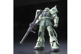 “ええい！よくもジーンを！”「RG 1/144 MS-06F 量産型ザク」が抽選販売中！ アドヴァンスドMSジョイント採用で、隊長機用アンテナ2種と一般兵用頭部が付属！ 画像