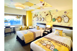 ポムポムプリン × ホテルニューオータニ博多、記念デザイン特典が手に入るのは今だけ！10～12月宿泊分が9月1日より販売開始 画像
