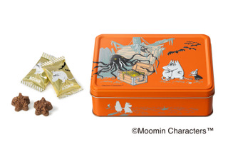 ハロウィンをムーミンと一緒に♪ 「ムーミン × メリーチョコレート」ハロウィン限定デザイン缶が登場！ 沈没船で大ダコに出会ったムーミン＆おばけを見てもほほえむリトルミイに注目☆ 画像