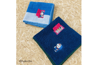 「ドラえもん」ひみつ道具の新作ハンカチ登場☆ どこでもドアはパタパタ開閉できる!?アップリケ刺繍の趣向に注目 画像