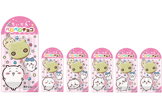 ちいかわ、ハチワレがお顔“ペロペロチョコ”に♪ うさぎもカワイイ台紙デザインは全12種【9月8日発売】 画像