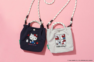 ハローキティの繊細な刺繍がかわいい♪ 完売したミニショルダーバッグが待望の再入荷！ 2WAYで使える上品デザイン 画像