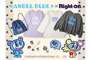 ナカムラくん＆ハナちゃんがレトロかわいい♪ 秋っぽカラー＆ドット柄のトレンドアパレル登場！【Right-onコラボ】 画像