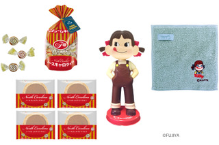 「ミルキー」75周年！ ペコちゃんの限定HAPPY Bagが登場♪ 「育てるタオル」コラボやBall＆Chainバッグも 画像
